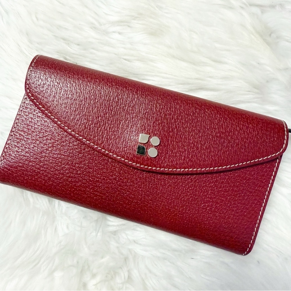 Kate Spade Red Leather Continental Wallet